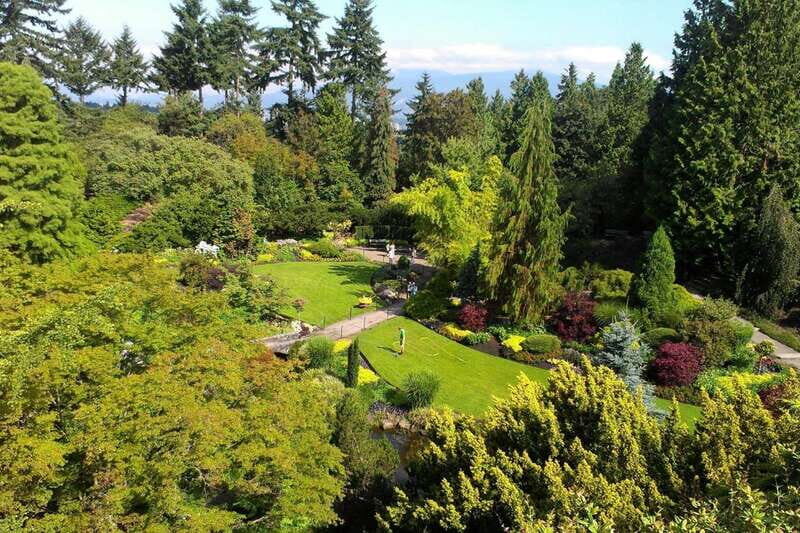 4-Hour Private Tour of Vancouver's Gardens - Queen Elizabeth Park: highest-point views, sunken gardens, and Bloedel Floral Conservatory
