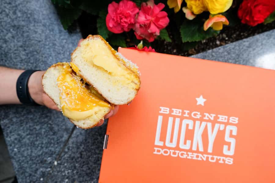 Downtown Vancouver Donut Adventure by Underground Donut Tour - Gastown finale at Lee’s Donuts and the Steam Clock moment