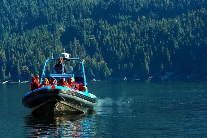 Granite Falls Zodiac Tour by Vancouver Water Adventures - Buntzen Powerhouse Stop and the Return Route