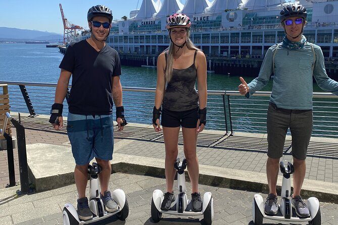 Small Group Stanley Park and Coal Harbour Segway Tour - Rolling Out of Coal Harbour Toward Canada Place