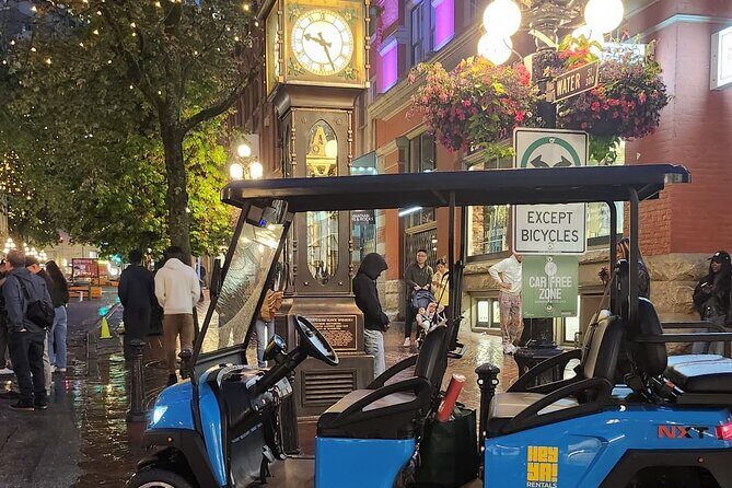 Street Legal Golf Cart Rentals in Vancouver - Downtown Loops: Gastown, Robson, and Davie Streets