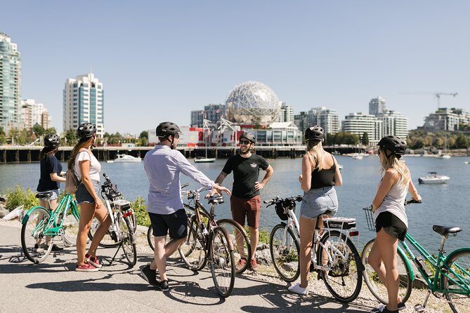 The Grand Bicycle Tour by Cycle City Tours - False Creek and Olympic Village: modern waterfront with clear sightlines
