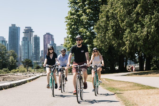 The Grand Bicycle Tour by Cycle City Tours - Stanley Park: Seawall views plus totems and cedar forest