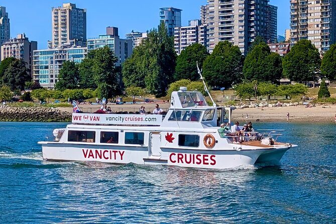 Vancouver Sightseeing Boat Cruise with Live Tour Guide - English Bay and Stanley Park: where the views get real