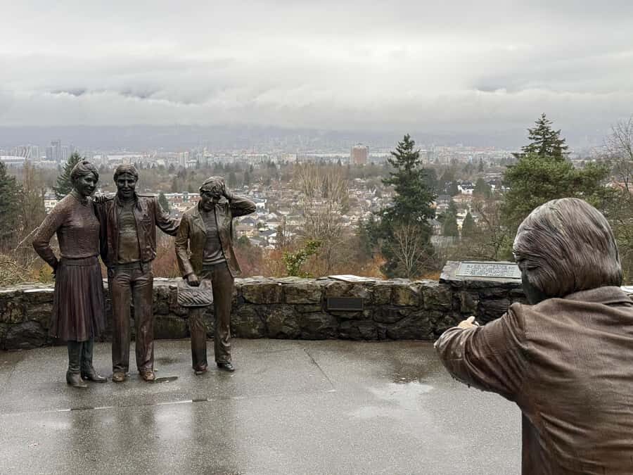 Vancouver Tour/Car/Grandville Island/Queen Elizabeth/China T - Kitsilano Beach and the False Creek drive: ocean angles without the planning