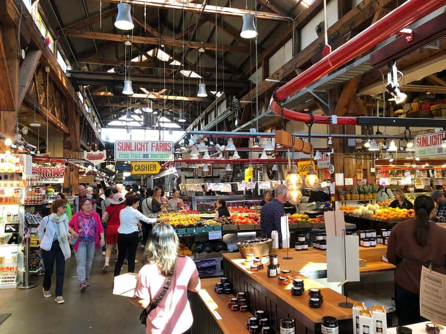 Vancouver Tour/Car/Grandville Island/Queen Elizabeth/China T - Gastown Steam Clock walk and the Canada Place finale