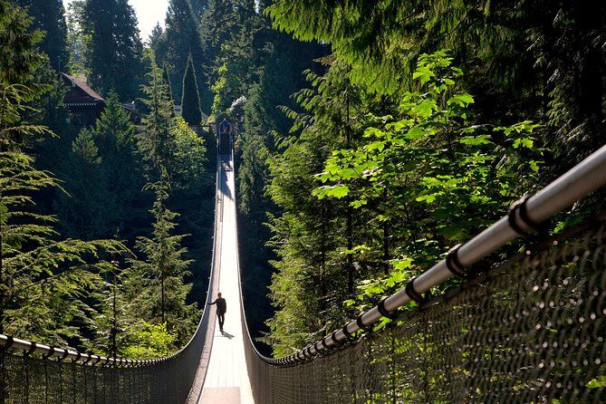 Vancouver Tour: Stanley Park, Granville Island & Capilano Bridge - Lions Gate Bridge: the photo line plus the context